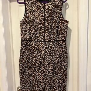 J. Crew Animal Print Mini Dress NWT